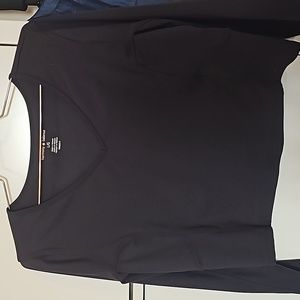 Black Harmony and Balance v neck top